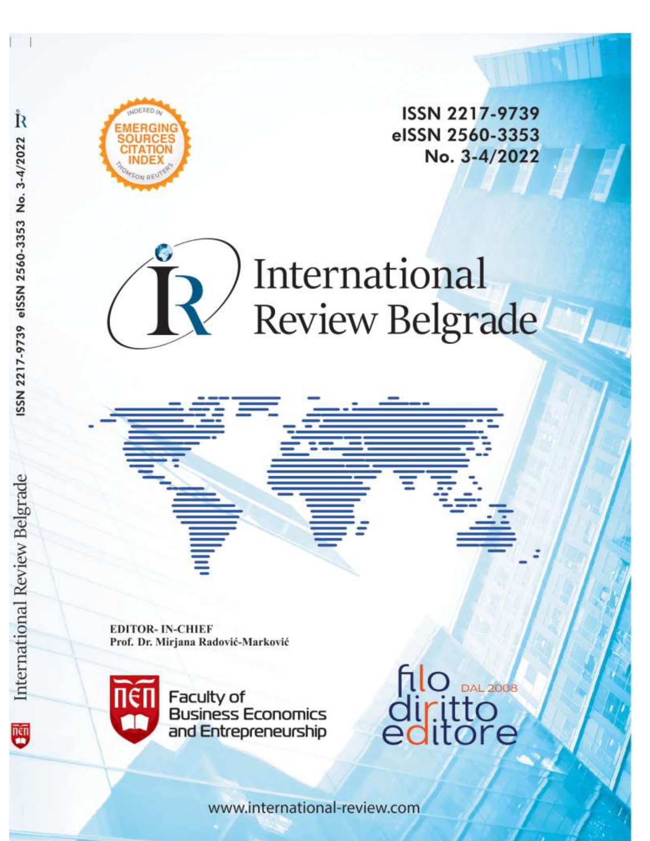 					View Vol. 11 No. 3-4 (2022): International Review Belgrade
				